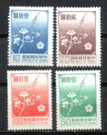 Timbre De Taiwan : (10) 1979  Frower De Natioal SG1254/7** - Ongebruikt