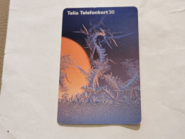 SWEDEN-(SE-TEL-030-0354)-Ice Crystals 1-Is-(6)(30 Telefonkort)(tirage-100.000)(5285532)-used Card+1card Prepiad Free - Zweden