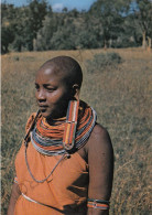 CARTOLINA  B21 KENIA-MANDAWA WOMAN-NON VIAGGIATA - Kenya