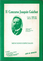 IV Concurso Joaquín Guichot. Menciones Especiales. Curso 1988-89 - Filosofia & Psicologia