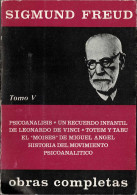 Obras Completas. Tomo V - Sigmund Freud - Filosofía Y Sicología
