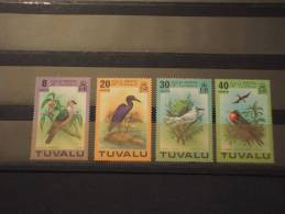 TUVALU - 1978 UCCELLI 4 Valori - NUOVI(++)-TEMATICHE - Tuvalu