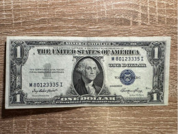 USA. 1 Dollar Silver Certificate ，aEF-EF Condition，1935E - Certificaten Van Zilver (1928-1957)