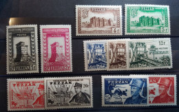 Fezzan : Yv 43-53 * - Unused Stamps