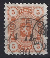 Finlandia U   14a (o) Usado.1875. Dent. 11 - Gebruikt