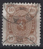 Finlandia U   15 (o) Usado.1875. Dent. 12 1/2 - Oblitérés