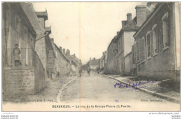 BEAURIEUX  LA RUE DE LA GROSSE PIERRE - Otros & Sin Clasificación