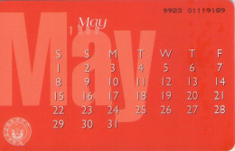 EMIRATOS ARABES UNIDOS. UAE-C-086. Calendars. May. 1999. (087) - United Arab Emirates