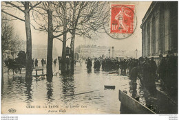 PARIS VII AVENUE RAPP CRUE DE LA SEINE JANVIER 1910 - Paris (07)