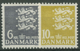 Dänemark 1976 Kleines Reichswappen 625/26 Postfrisch - Unused Stamps