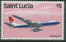 St. Lucia 1980 Flugzeug Boeing 707 512 X Postfrisch - St.Lucie (1979-...)