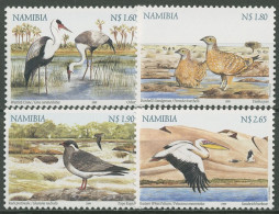 Namibia 1999 Vögel Der Feuchtgebiete Kranich Pelikan 990/93 Postfrisch - Namibie (1990- ...)