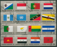 UNO New York 1989 Flaggen Der Mitgliedsstaaten 579/94 Gestempelt - Usados