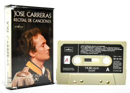 José Carreras - Recital De Canciones. Casete - Audiocassette