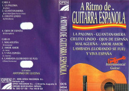 A Ritmo De Guitarra Española - La Paloma / Guantanamera / Cielito Lindo / Ojos De España, Etc. Casete - Cassettes Audio