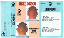 1981 Disco Greatest Hits Vol. 11. Casete (Muy Raro) - Audio Tapes