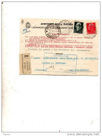 STORIA POSTALE 1943 CARTOLINA CON ANNULLO CASTELGOMBERTO VICENZA - Marcophilie