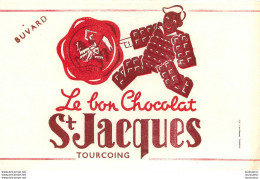 BUVARD CHOCOLAT SAINT JACQUES TOURCOING - Cocoa & Chocolat