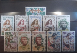 Polynésie - 1958 - N° 1 à 11 - Neufs * - Unused Stamps