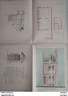 PETITES CONSTRUCTIONS FRANCAISES PL. 81 A 84  EDIT. THEZARD MAISON D'HABITATION - Architectuur