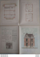 PETITES CONSTRUCTIONS FRANCAISES PL. 37 A 40  EDIT. THEZARD MAISON DE CAMPAGNE STYLE HENRI IV - Architektur