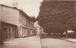 Oschersleben (Bode) - Post Und Bahnhof - Oschersleben