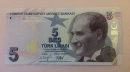 TURKEY 5 Lira UNC - Türkei