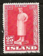 Islande 1941 N° Y&T : 199 Obl. - Oblitérés