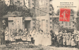 St Julien De Vouvantes * Souvenir De La Confirmation ! * Enfants Villageois - Saint Julien De Vouvantes