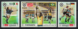 Yemen (Kingdom) 1970 _ Winner Of Football World Cup - Mexico '70 _ Imperforated MNH ** - 1970 – Mexico