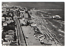 SENIGALLIA, PANORAMA AEREO, B/N, VIAGGIATA      **//** - Senigallia