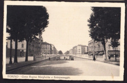 TORINO - CORSO REGINA MARGHERITA E SOTTOPASSAGGIO (pubblicitaria Cioccolato A.GIORDANO ) - Viste Panoramiche, Panorama