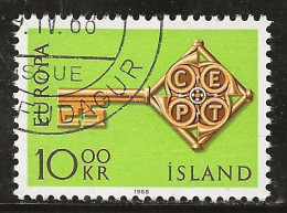 Islande 1968 N° Y&T : 373 Obl. - Gebraucht