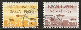 Islande 1968 N° Y&T : 374 Et 375 Obl. - Usati