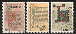 Islande 1970 N° Y&T : 392 à 394 Obl. - Gebruikt