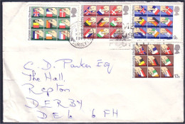 G-B European Assembly FDC Cover To Derby ( A90 890) - 1971-80 Ediciones Decimal