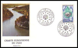 France Charte De L'eau Diamant FDC Cover ( A90 823) - Minerals