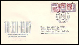 Rare FDC Cover Stamp Day 1967 Journée Du Timbre Tag Der Breifmerke ( A90 763) - Francobolli Su Francobolli