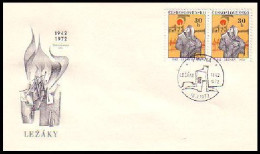 Hitler Ordered A Bloody Crackdown, And Lezaky Was Singled Out For Punishment FDC Cover ( A90 751a) - Jewish