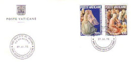 Year Of The Holy Virgin Année Sainte Complete Set On FDC Cover 1975 ( A90 705) - Cristianismo