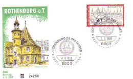 Rothenburg Ob Der Tauber Castle FDC Cover ( A90 685) - Altri & Non Classificati