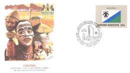 Autruches Lesotho Ostriches FDC Cover ( A90 656) - Briefe U. Dokumente