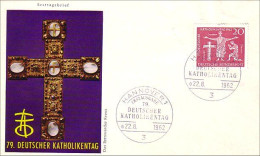 Germany Catholic Day 1962 FDC Cover ( A90 524) - Cristianismo