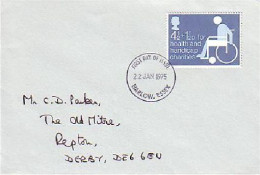 G-B Semi-postal Stamp Handicap People FDC Cover ( A90 294) - Handicaps