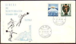 Italia Volcan Vesuvio Napoli Volcano FDC Cover ( A90 263) - Glas & Fenster