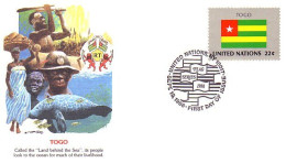 Togo Flag Drapeau FDC Cover ( A90 231) - Omslagen