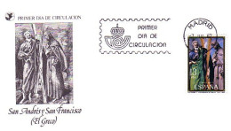 Espagne St Andre St Francisco El Greco FDC Cover ( A90 122) - Religione