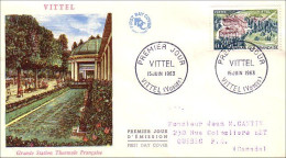 France Vittel 1963 FDC Cover ( A90 57) - Other & Unclassified