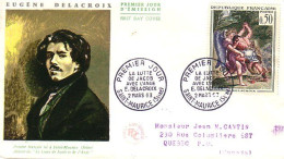 France Delacroix 1963 FDC Cover ( A90 41) - Religión