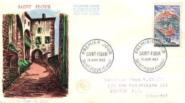 France Saint-Flour 1963 FDC Cover ( A90 56) - Other & Unclassified